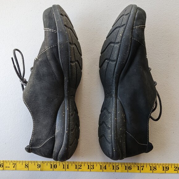 Clark chunky oxford shoes with removeable insoles - Picture 3 of 11